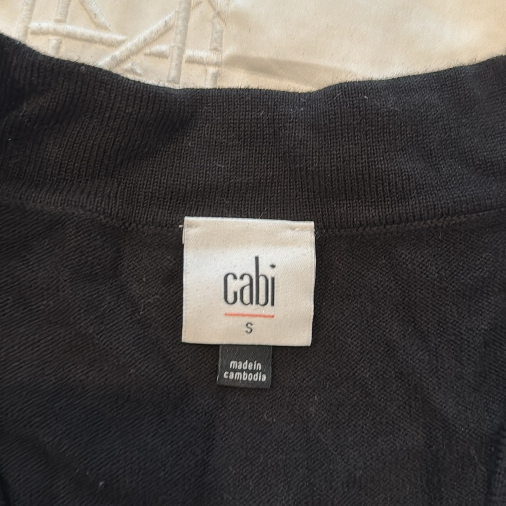 Cabi Basic Black Goals Cardigan - image 2
